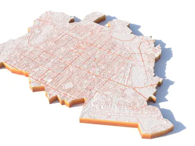 Chandigarh Punjab India 3D model