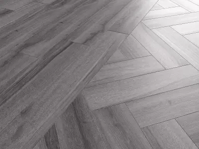Skogen dark grey Floor Tile 3D model