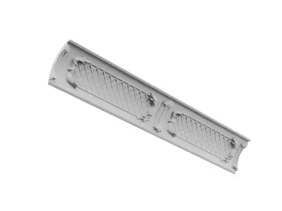 gypshum mold Low-poly 3D model