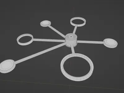 Chandelier L 022 3D model