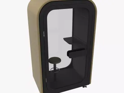 Office POD Small Low-poly 3D model