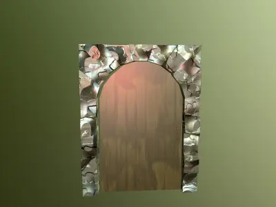 Arch Entrance Low-poly 3D model