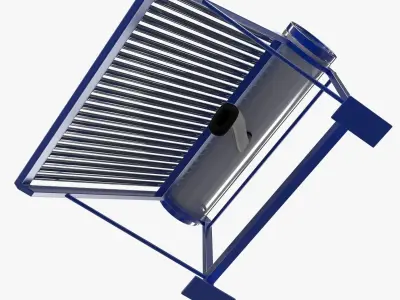 Solar Heater 1 3D model