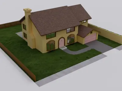 The Simpsons House 3D model