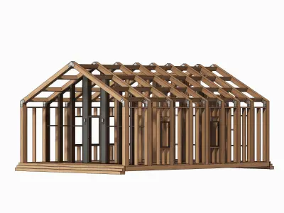Barn house n2 3D model