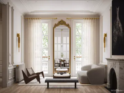 Clinton Hill Townhouse -3DsMax 2024 3D model