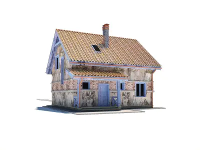 Abandoned house 3D model