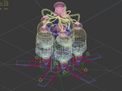 Machinery - Spacecraft - Functional Objects 06 3D model