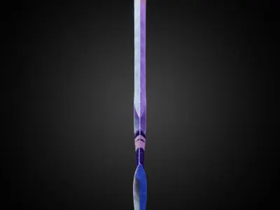 League of Legends Diana Crescent Moonblade for Cosplay 3D print model