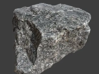Gia Stone Low-poly 3D model