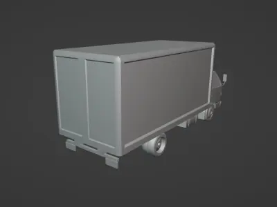 Isuzu ELF Low-poly 3D model