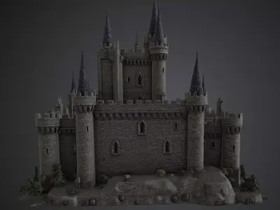 the castle of horror and doom 3D model