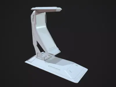 Scifi Terminal Highpoly 3D model