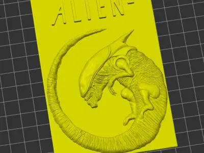 Aliens 3 Poster 3D print model