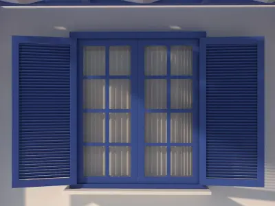 Mediterranean House Details 3D model