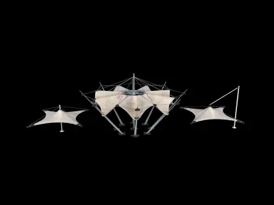 Tensile Fabric Structures 3D model