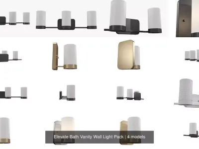 Elevate Bath Vanity Wall Light Pack
