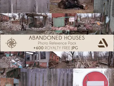 Photo Textures Reference Pack Abandoned Houses Texture