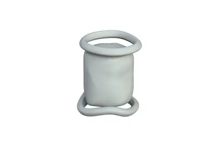 SciFi Shape Object Low Poly Low-poly 3D model 36
