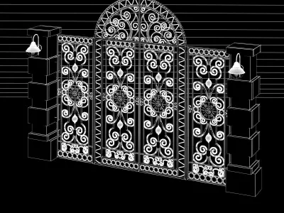 gate door  3D model