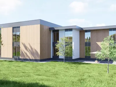 University Low-poly 3D model