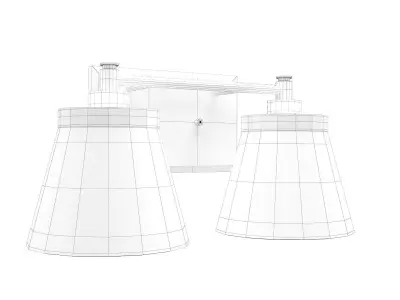 Hinton P300349 Bath Vanity Wall Light 3D model