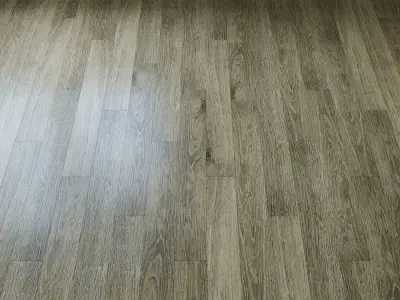 Alpine Floor Ultra ECO5-24 Quartz-Vinyl Tile Smoky Oak 3D model