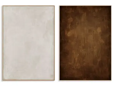 Abstract Painting Frame set 3D model 573