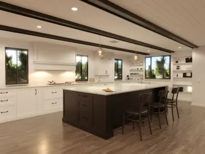  Transitional Kitchen  3D model