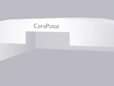 3d Printed Medium Aircraft Hanagr 1-400 scale 3D print model