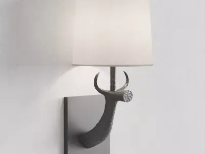 Cow wall light by Porta Romana 3D model