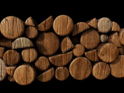 Firewood Logs 3D model