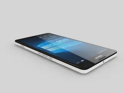 Microsoft Lumia 950 XL White 3D model