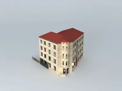 Riga Latvia Senchu street 5 Free 3D model