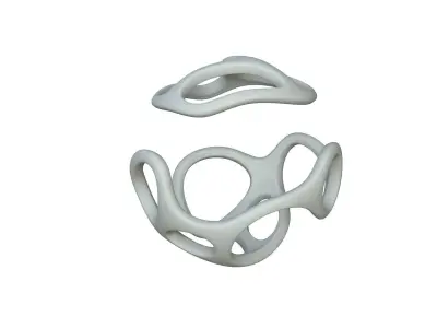 SciFi Cube Object No 29368 Low Poly Shape Texture