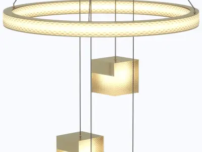 Chandelier Laster Light 3D model