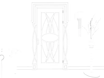 DOOR MODERN 3D model