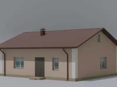 House Pack - Game Ready Low-poly 3D model