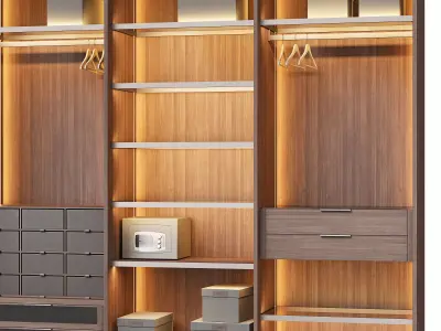 Lema wardrobe Warm slide doors by David Lopez Quincoces 3D model