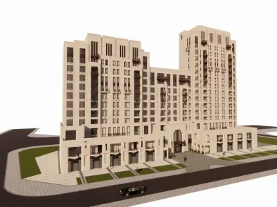 residential complex-Apartment 3D model