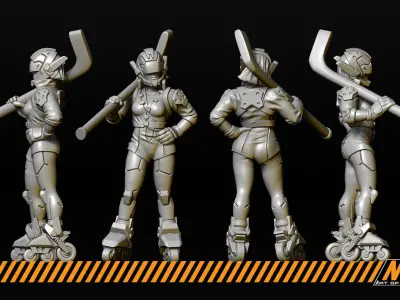 Rollerbabes  3D print model