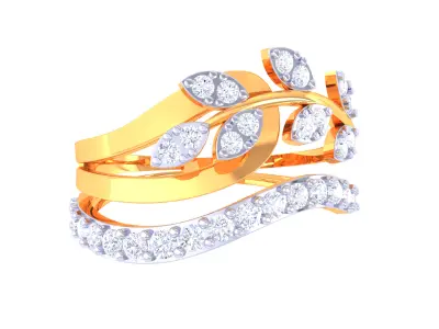  Women Ring MTL 3dm STL OBJ FBX Details 3D print model order