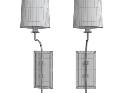  Hudson Valley Glenford Wall Sconce Low-poly 3D model