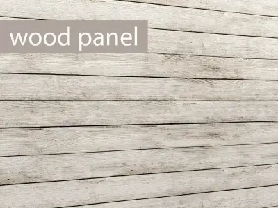 Wood panel 3D 3D model