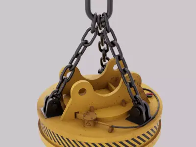 Industrial Magnet 3D model