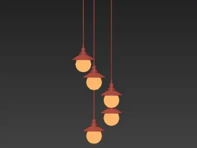 Loft Cone Pendant Reflector 5 3D model