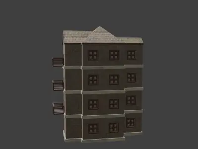 House Model 38 Low-poly 3D model