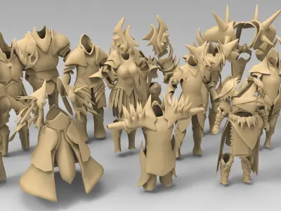 25 basemesh armor collection 2
