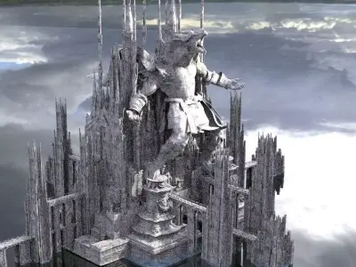 Werewolf Temple of lycanthropy 3D model