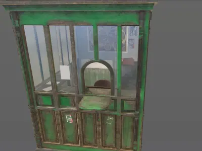 Ticket Office 3D model